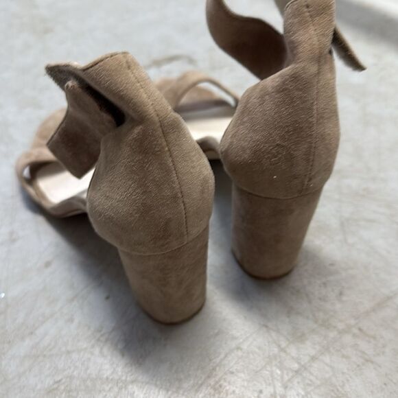 Jeffrey Campbell LINDSAY Tan Suede Heels - Block Heel - Size 10 - Worn Once - Picture 4 of 5